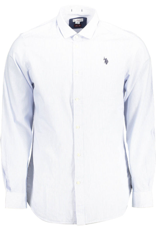 U.S. POLO ASSN. Slim Fit French Collar Embroidered Shirt