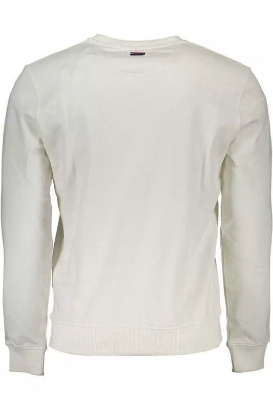 U.S. POLO ASSN. Classic White Round Neck Sweatshirt