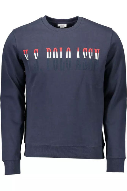 U.S. POLO ASSN. Classic Blue Cotton Sweatshirt with Logo