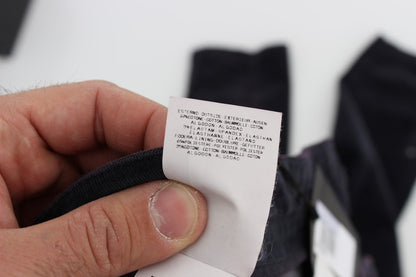 Costume National Elegant Purple Cropped Corduroys