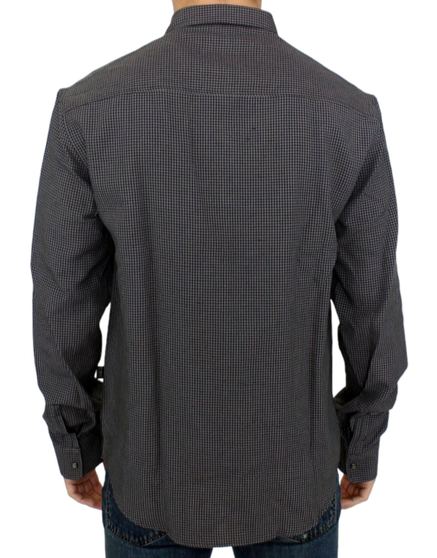 Costume National Gray linen casual shirt