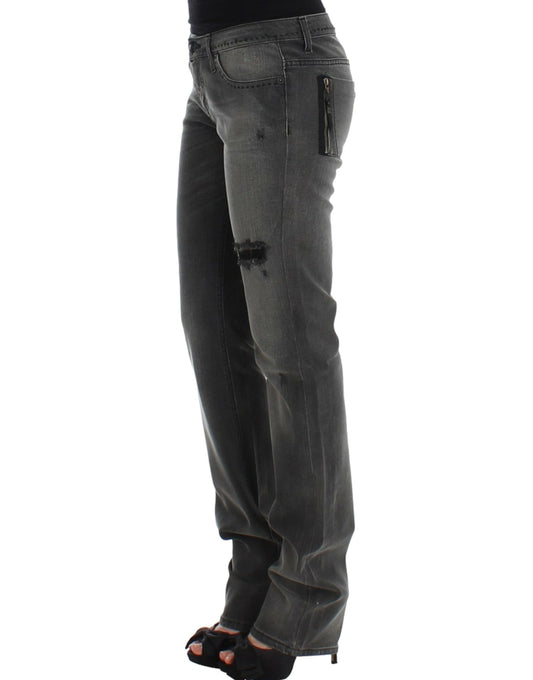 Costume National Gray straight leg jeans