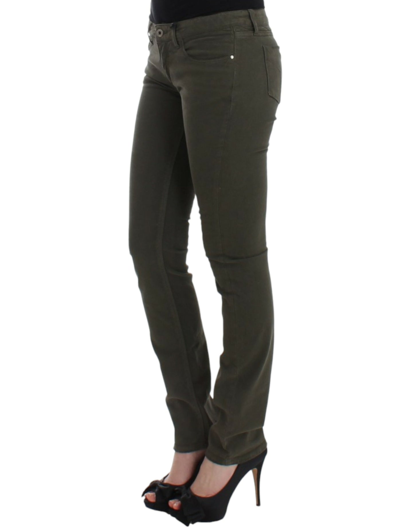 Costume National Green slim leg jeans