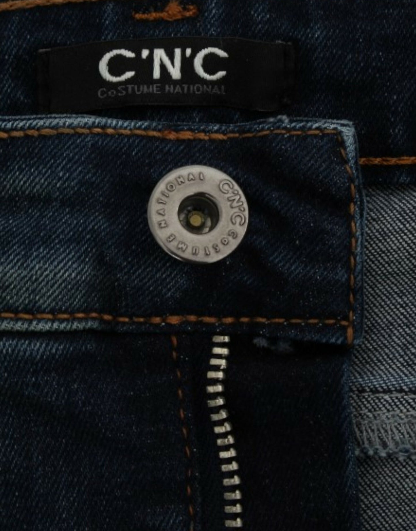 Costume National Blue straight leg jeans