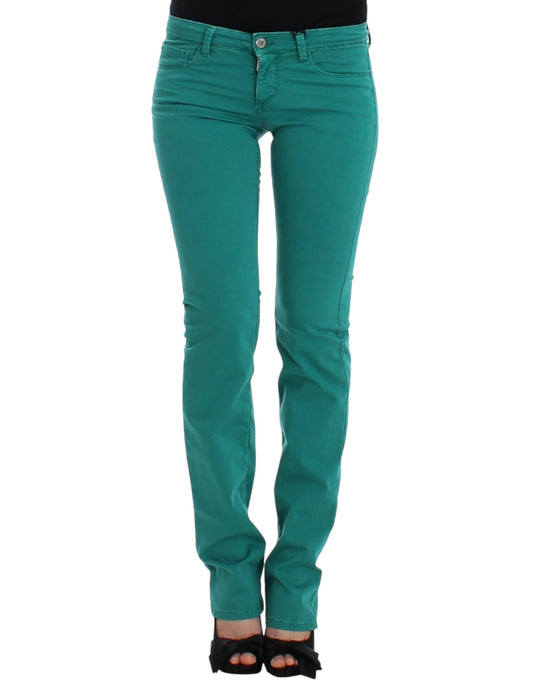 Costume National Green straight leg jeans