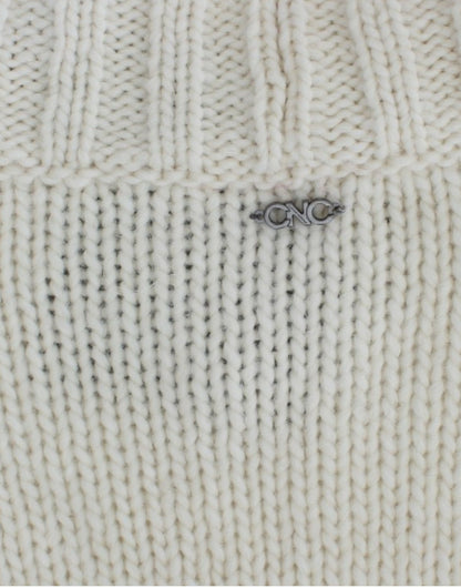 Costume National White knitted cardigan