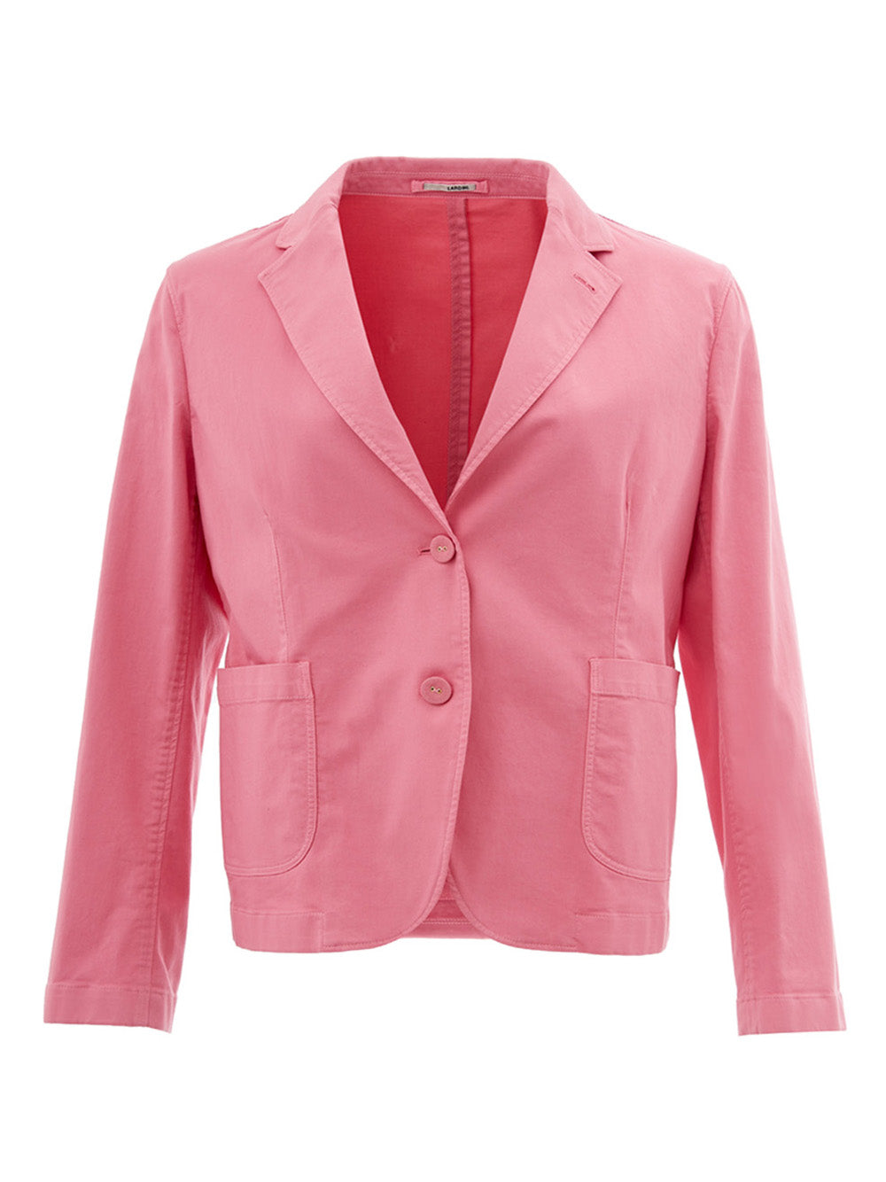 Chic Pink Cotton Jacket by Lardini