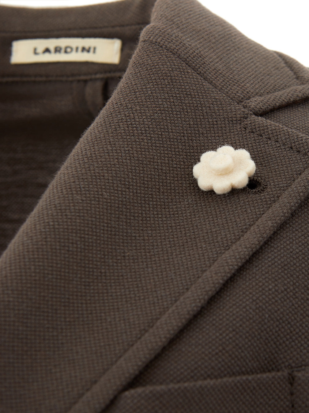 Lardini Elegant Taupe Cotton Jacket