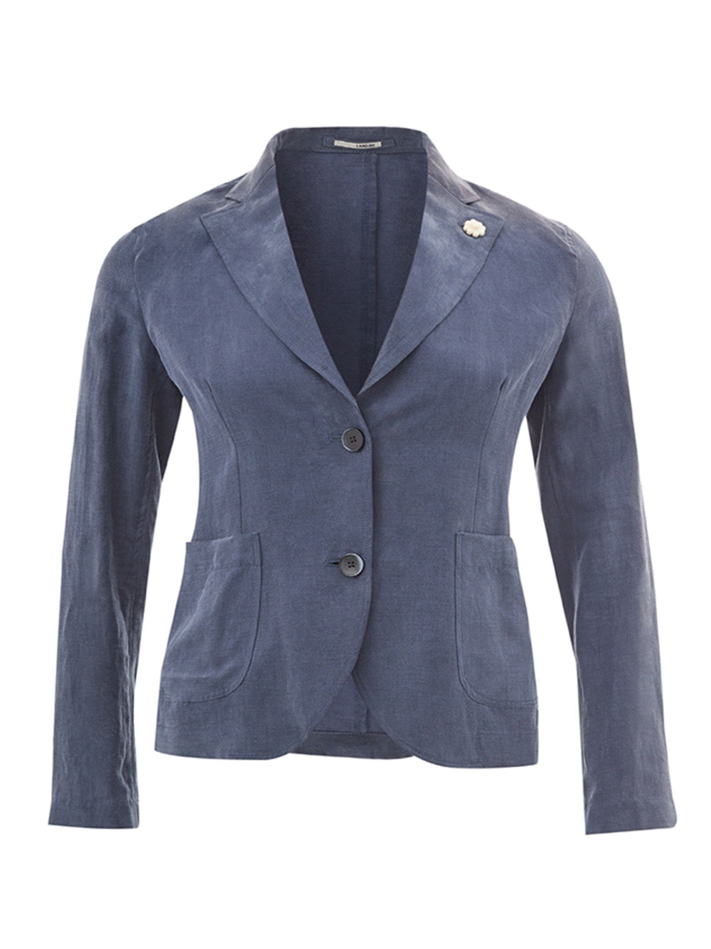 Lardini Elegant Blue Viscose Jacket