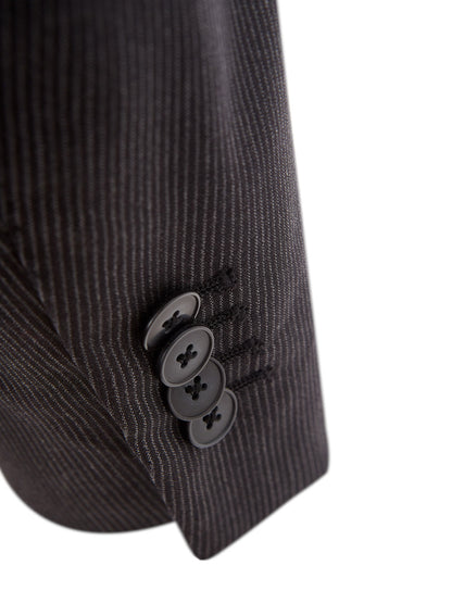 Lardini Chic Grey Wool Jacket - Timeless Elegance