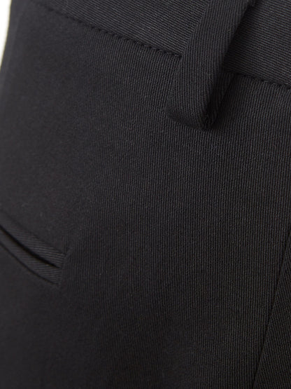 Lardini Elegant Black Cotton Chino Trousers