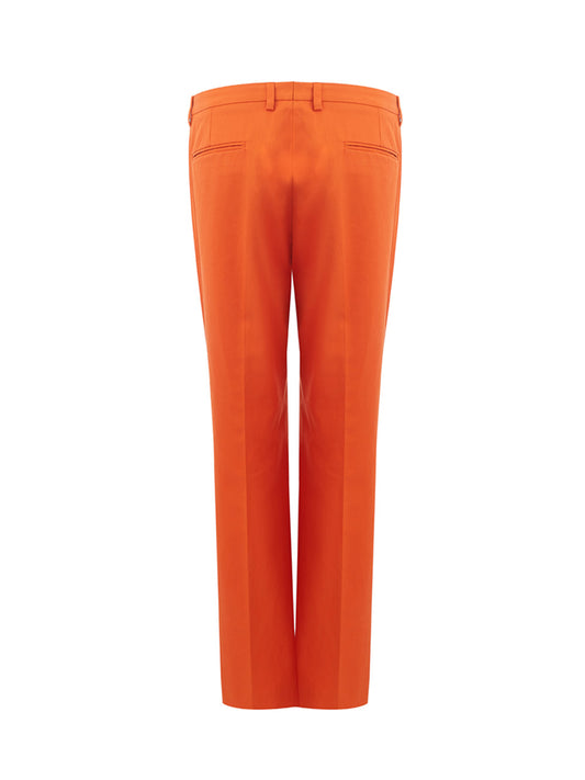 Lardini Elegant Orange Cotton Chinos