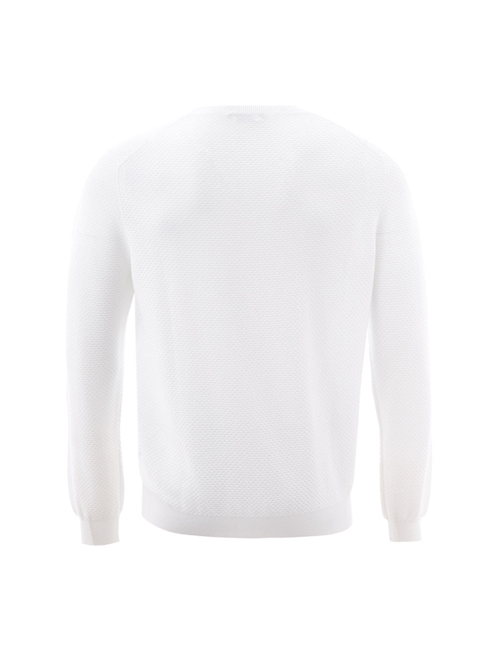 Gran Sasso Elegant White Cotton Jumper for Men