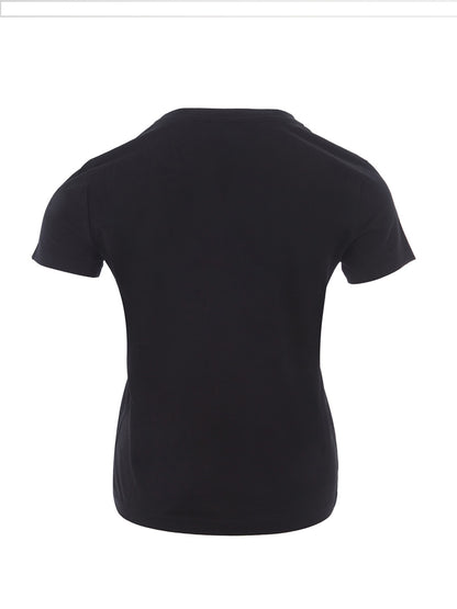 Kenzo Elegant Black Velvet Eye Tee - Pure Cotton