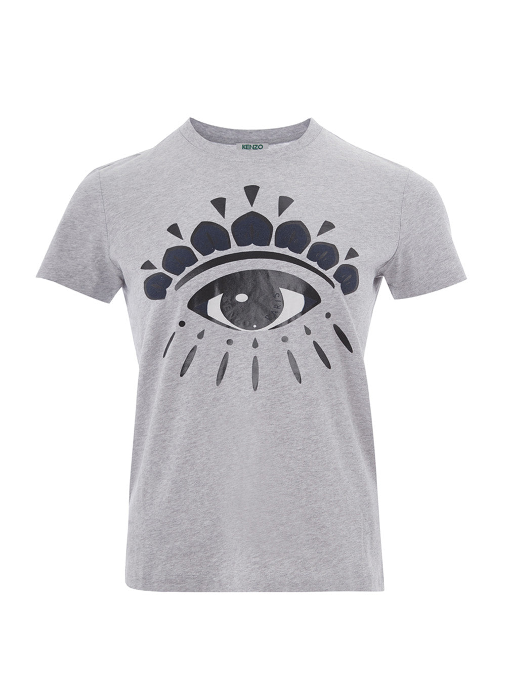 Kenzo Stylish Grey Eye Print T-Shirt