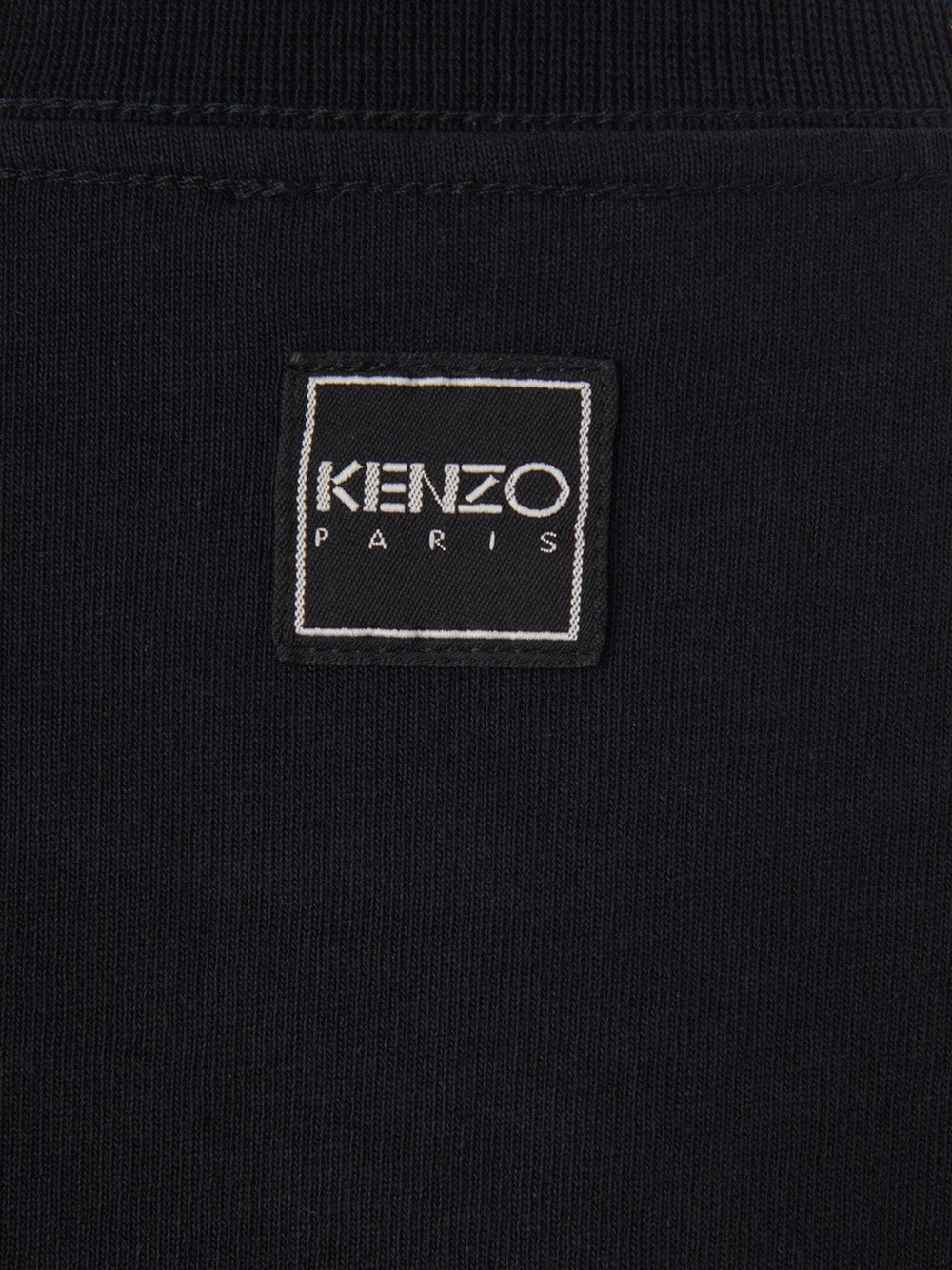 Kenzo Elegant Black Maxi T-Shirt Dress