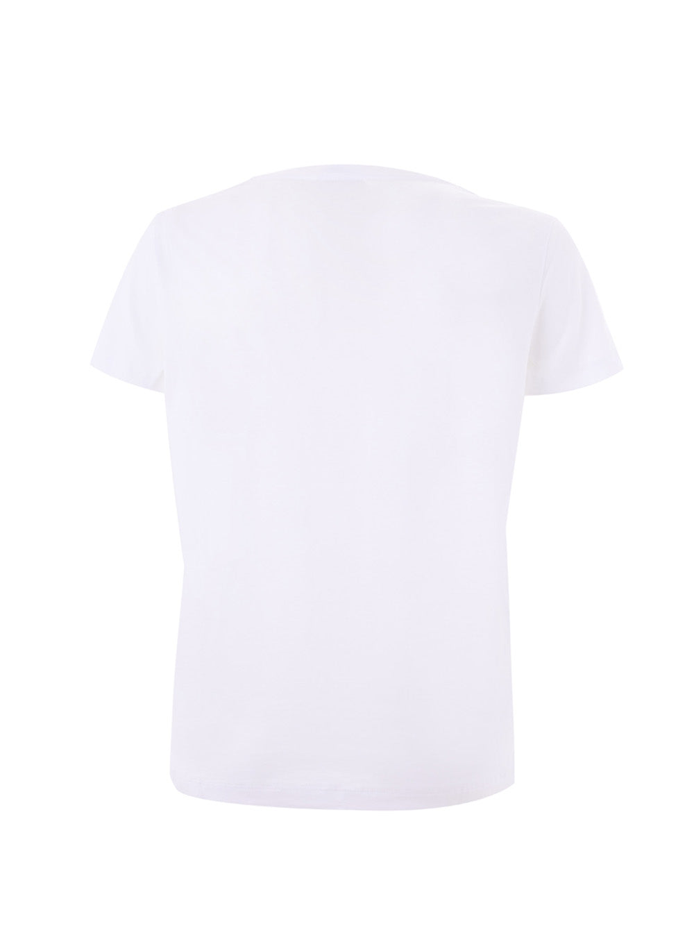 Kenzo Elegant White Wave Print Cotton T-Shirt