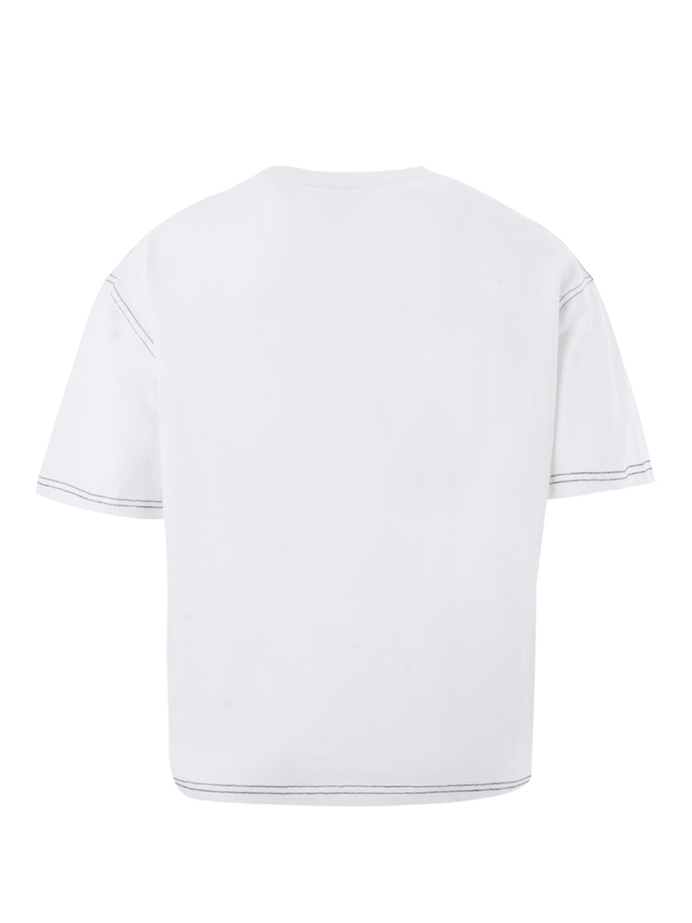 Kenzo Chic White Cotton Tee with Iconic Print