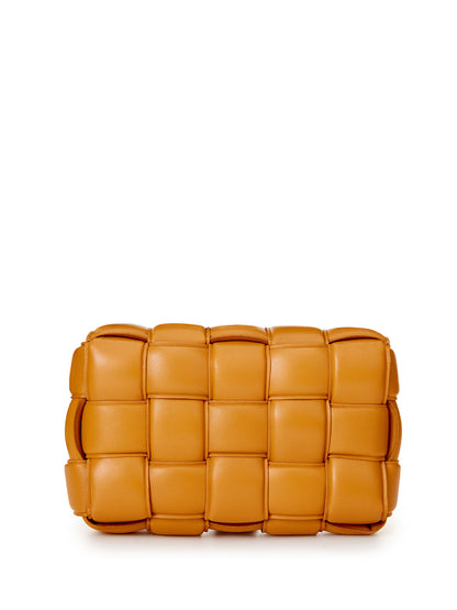 Bottega Veneta Elegant Caramel Padded Crossbody Bag