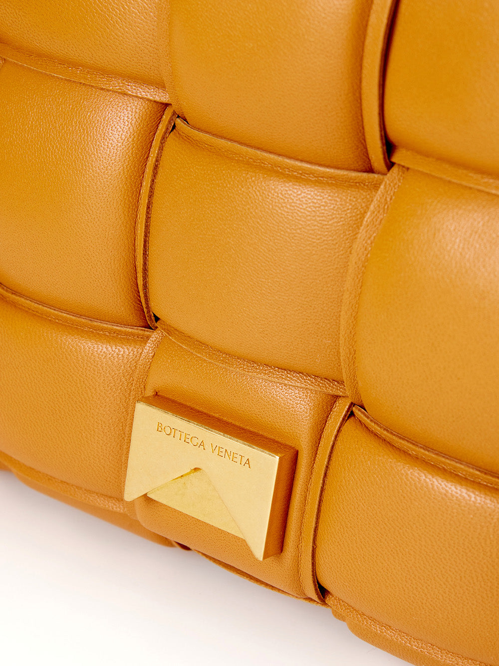 Bottega Veneta Elegant Caramel Padded Crossbody Bag