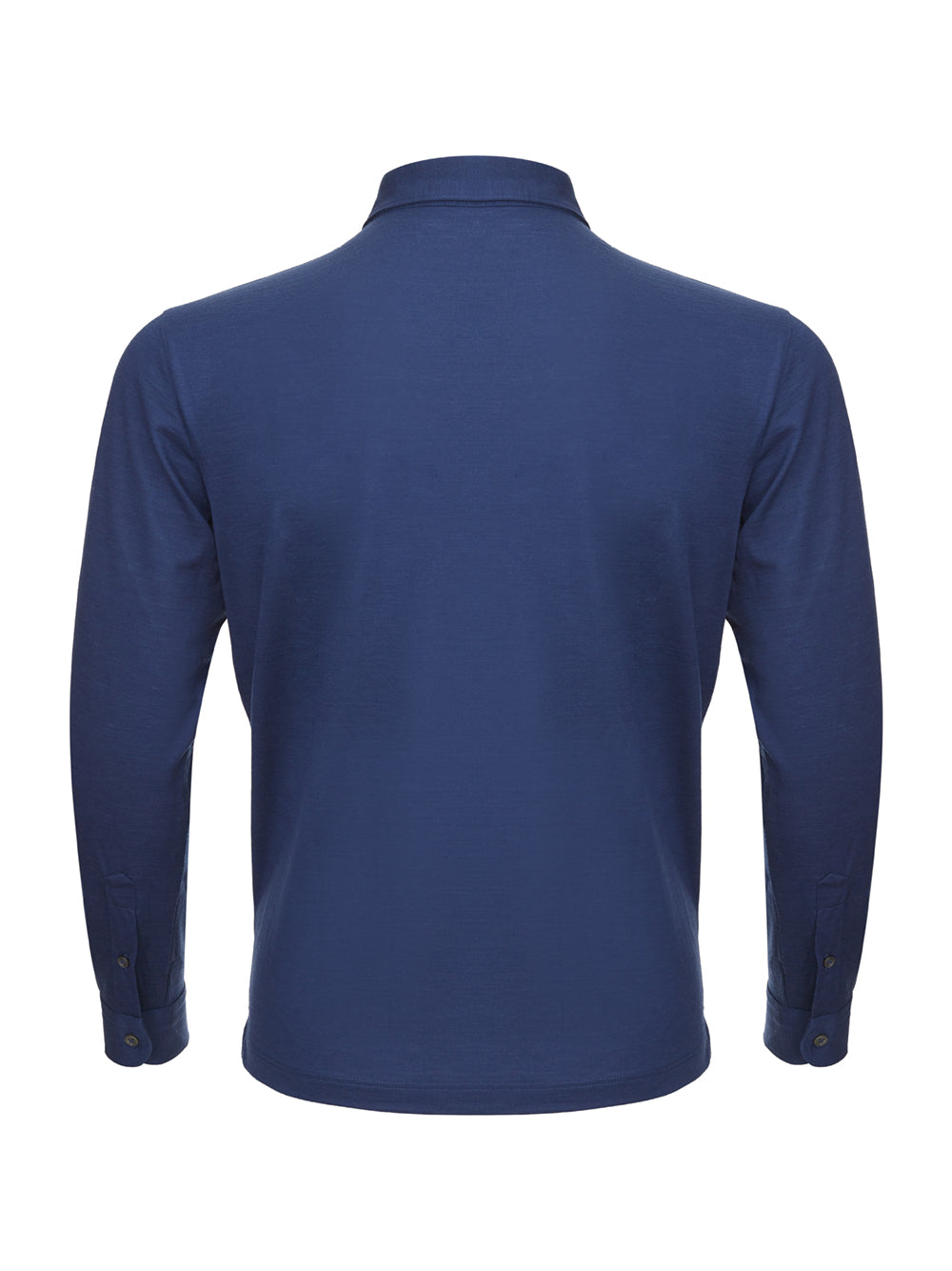 Gran Sasso Elegant Blue Wool Polo Sweater