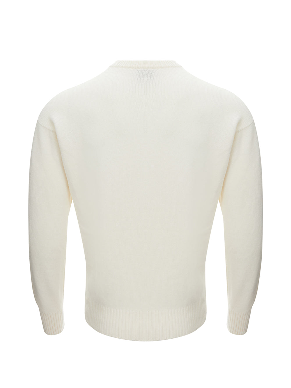 Gran Sasso Elegant White Geelong Wool Sweater