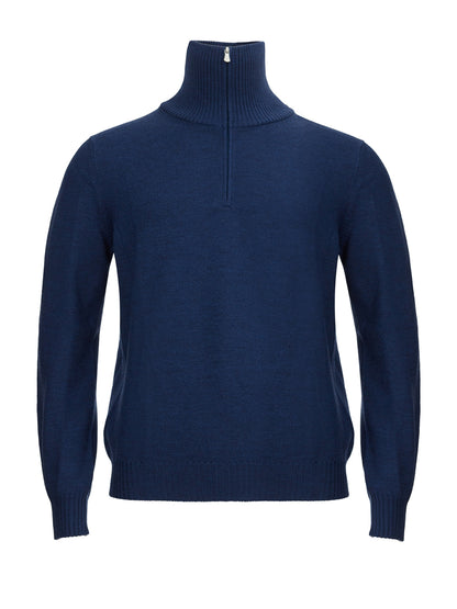 Gran Sasso Elegant Blue Italian Wool Sweater