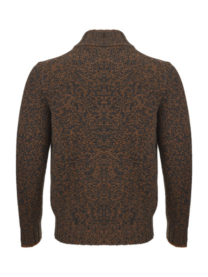 Gran Sasso Elegant Italian Wool Mock Zip Sweater