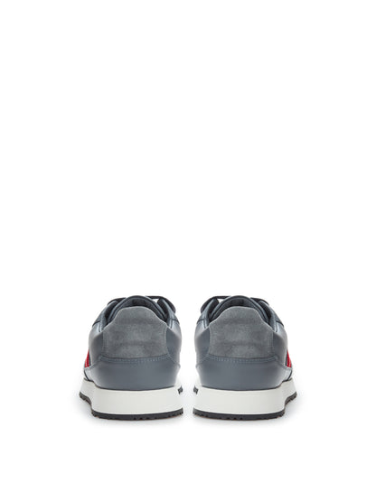 Bally Elegant Grey Suede Sneakers for Refined Style