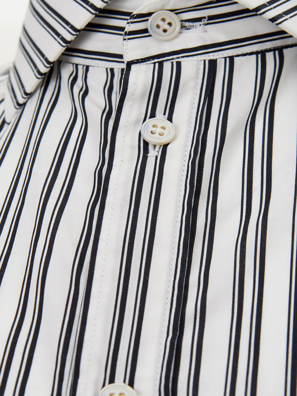 Dolce & Gabbana Elegant Monochrome Striped Button-up Shirt