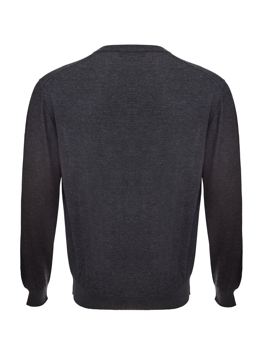 Dolce & Gabbana Italian Cashmere V-Neck Sweater - Dark Grey