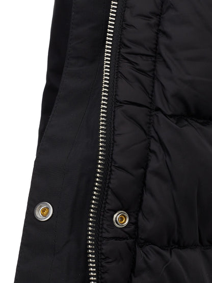 Add Elegant Reversible Quilted Long Jacket