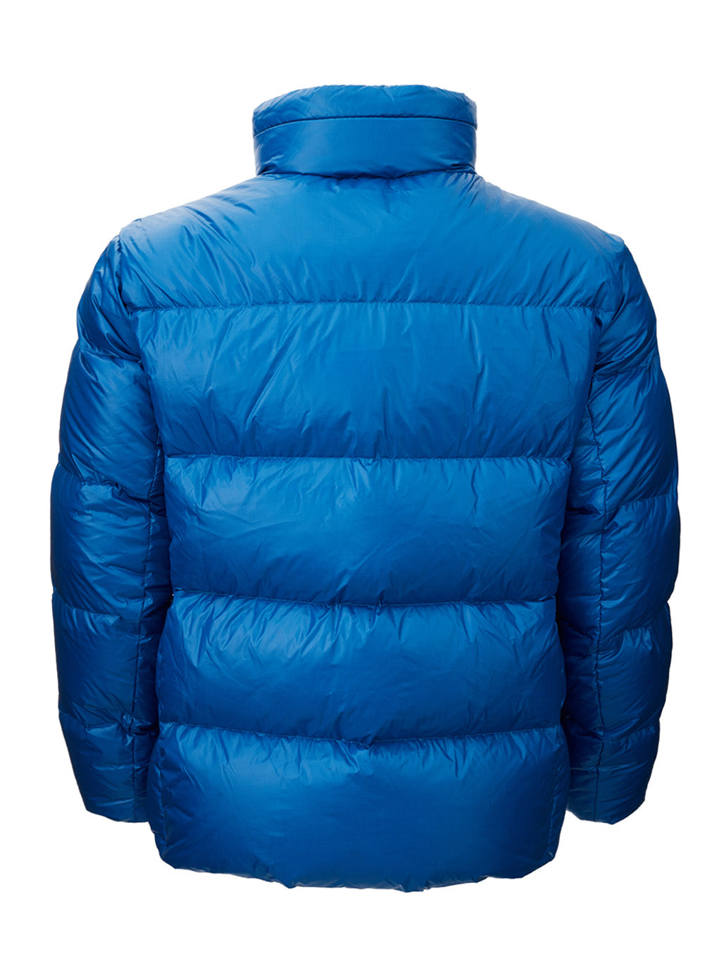 Add Regal Blue Quilted Puffy Jacket for Men