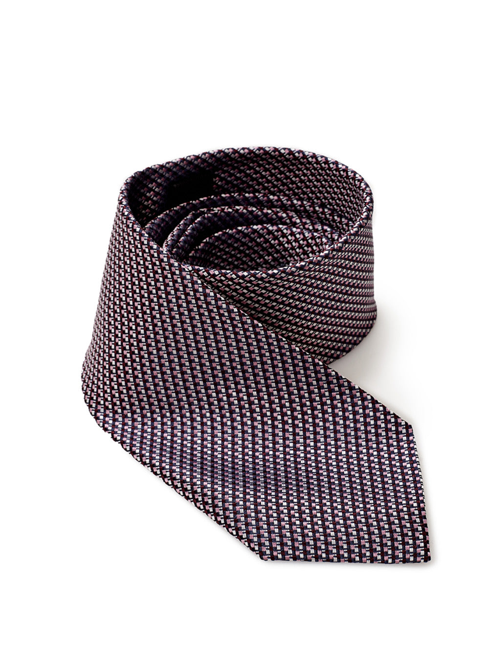 Ermenegildo Zegna Exquisite Bordeaux Silk Tie