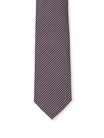 Ermenegildo Zegna Exquisite Bordeaux Silk Tie