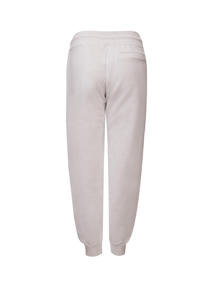 GCDS Elegant Cotton Sweatpants With Logo Band