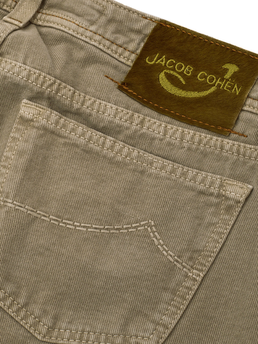 Jacob Cohen Exclusive Beige Cotton Jeans For Men