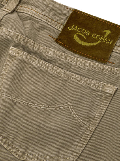 Jacob Cohen Exclusive Beige Cotton Jeans For Men
