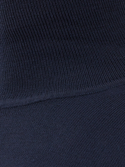 FERRANTE Elegant Blue Wool Turtleneck Sweater