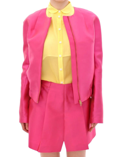 CO|TE Pink silk blend jacket