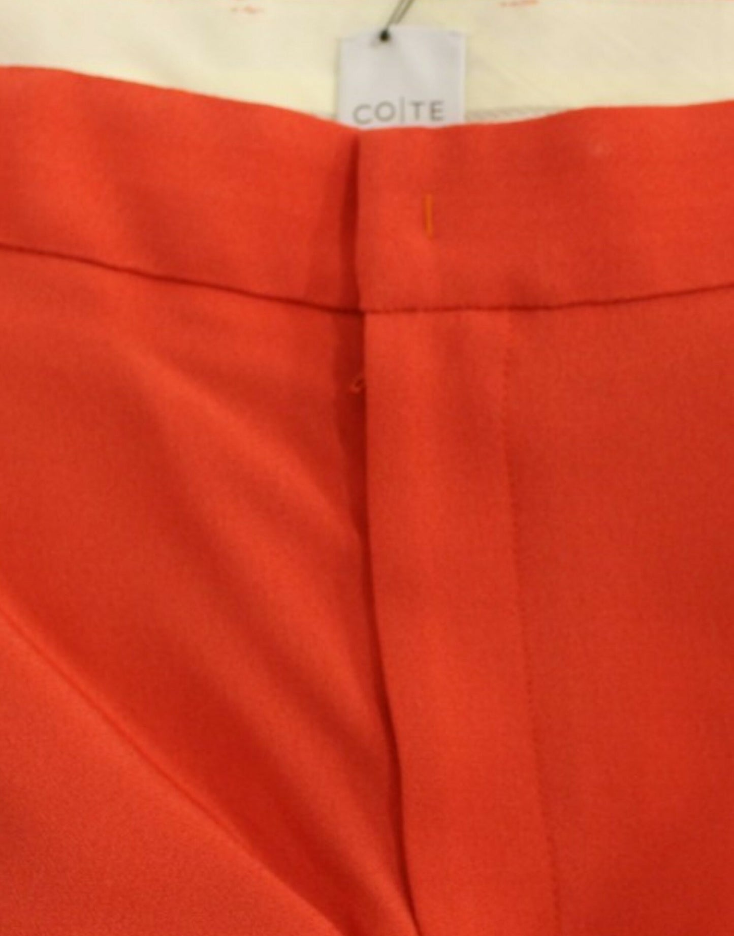 CO|TE Orange boyfriend stretch pants