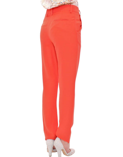 CO|TE Orange boyfriend stretch pants