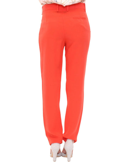 CO|TE Orange boyfriend stretch pants