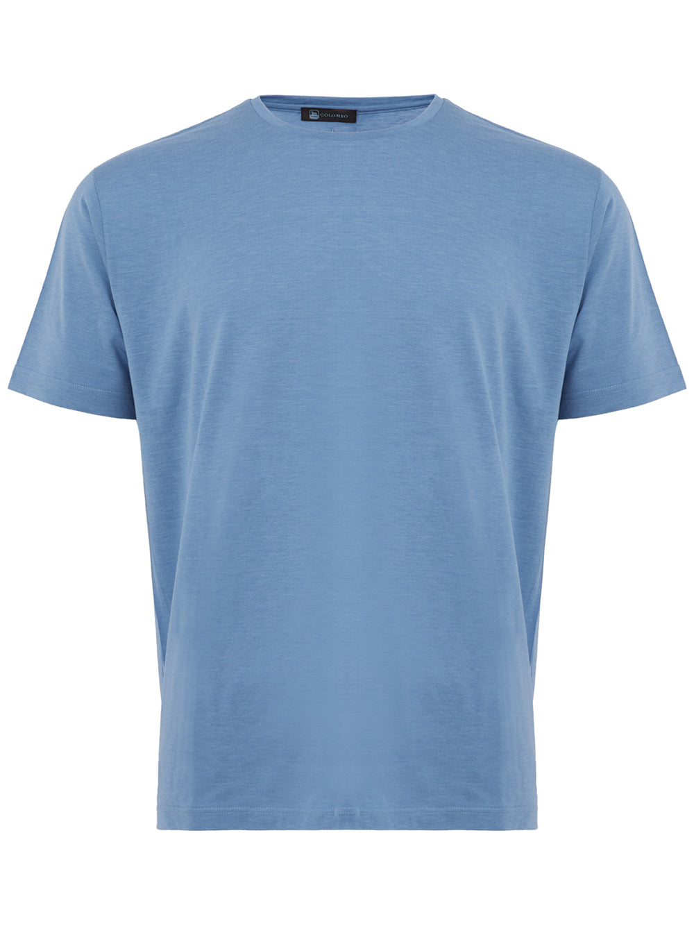 Colombo Elegant Light Blue Silk Blend T-Shirt