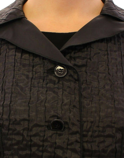 Dolce & Gabbana Black Short Bolero Shrug Jacket Coat