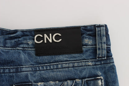 Costume National Chic Blue Regular Fit Denim