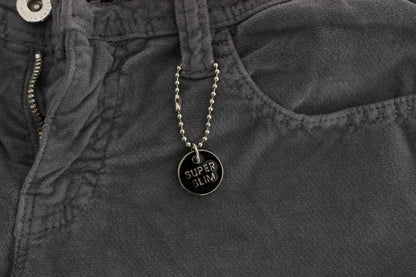 Costume National Sleek Super Slim Gray Jeans