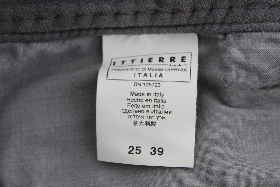 Costume National Sleek Super Slim Gray Jeans