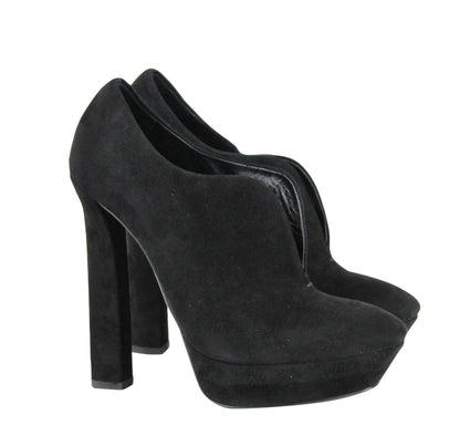 Bottega Veneta Black Suede Platform Boot Black