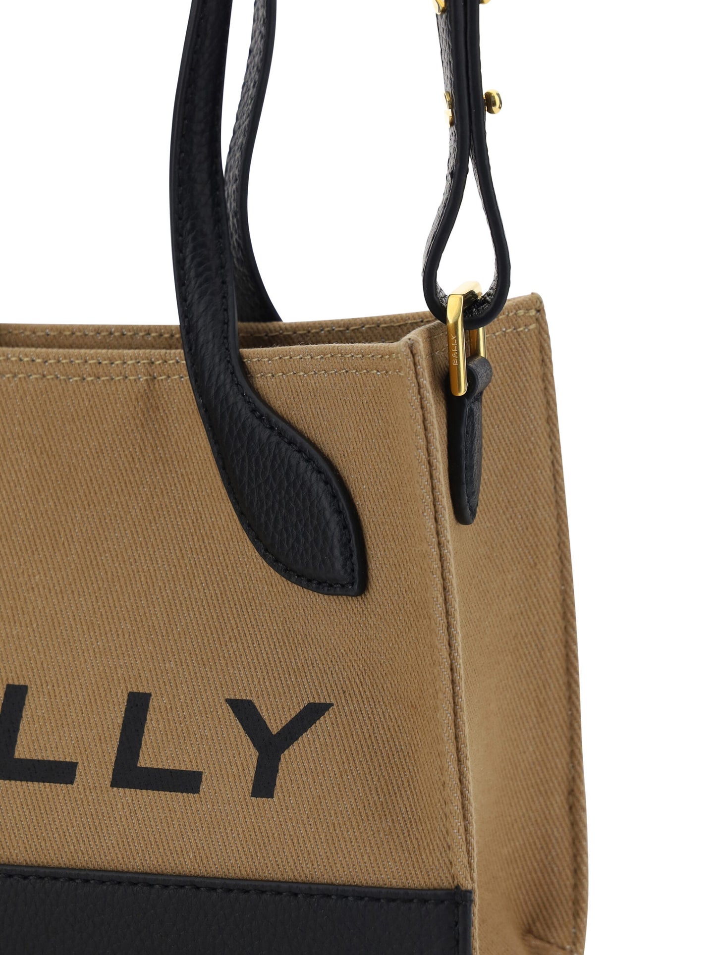 Bally Elegant Mini Two-Tone Leather Handbag